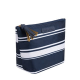 Navy Stripe Cosmetic Bag