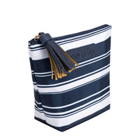 Navy Stripe Cosmetic Pouch