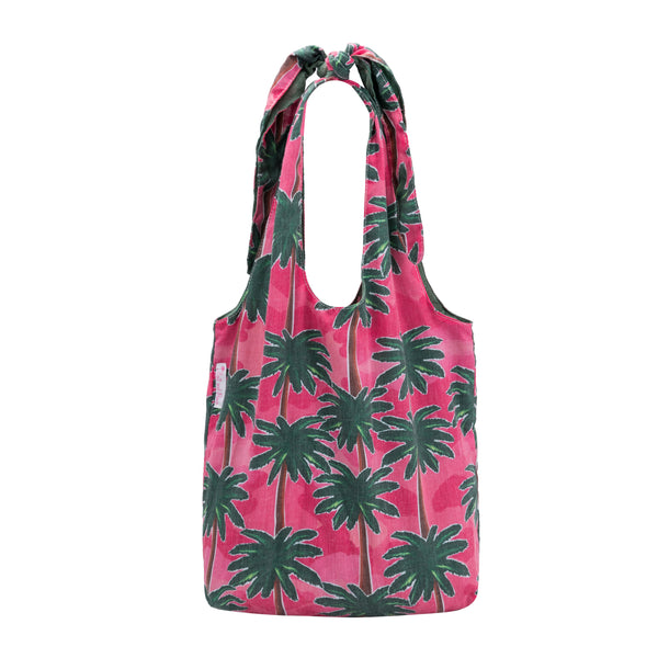 Sunset Reversible Tie Knot Tote